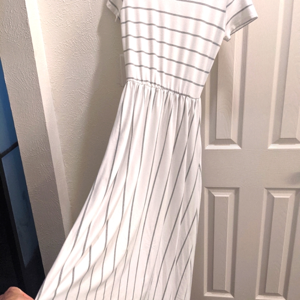 Striped maxi